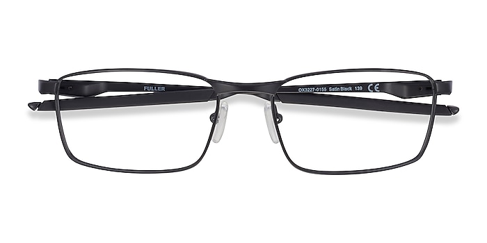 Satin Black Oakley Fuller -  Metal Eyeglasses