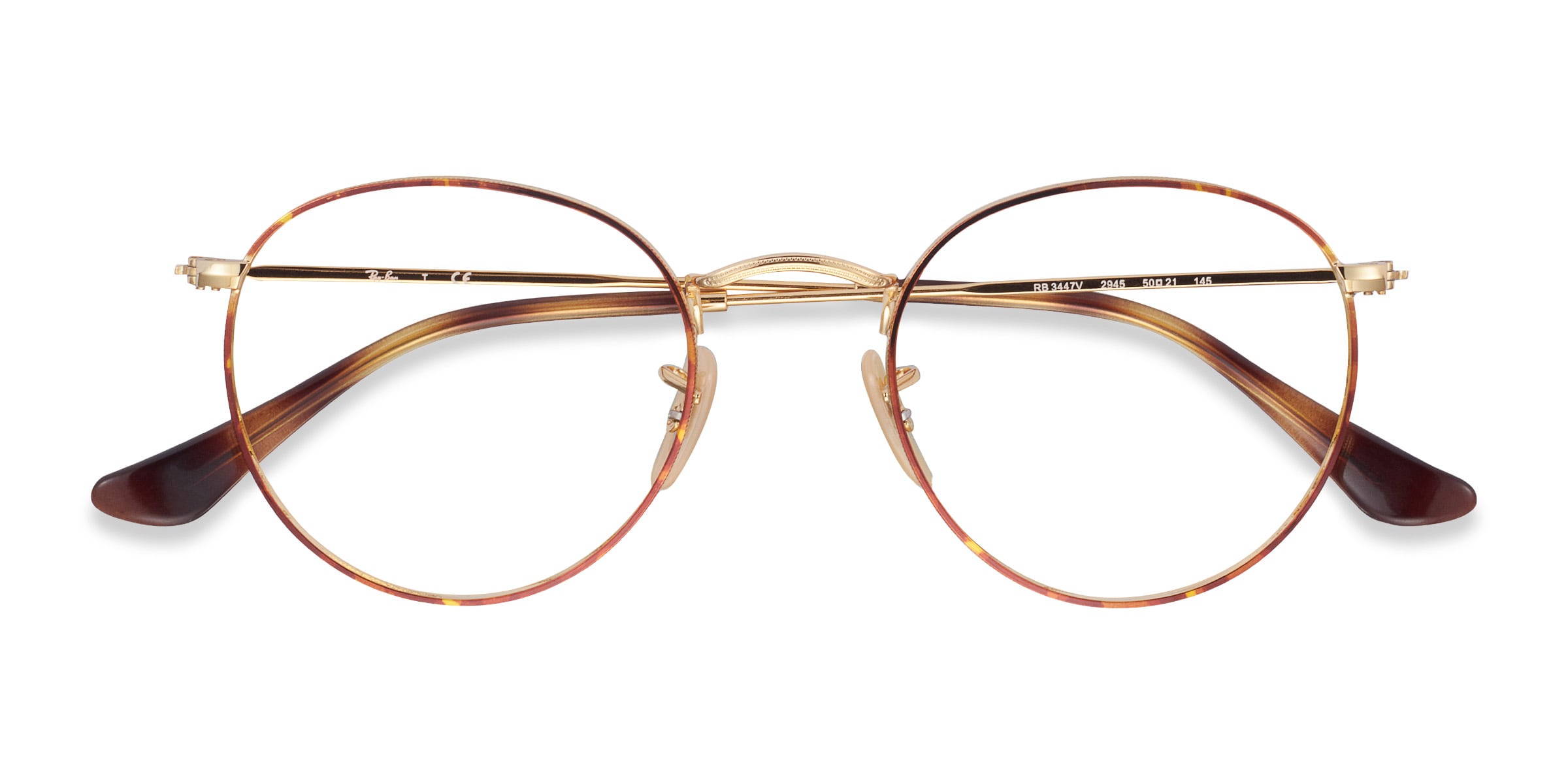 Tortoise shell best sale glasses round