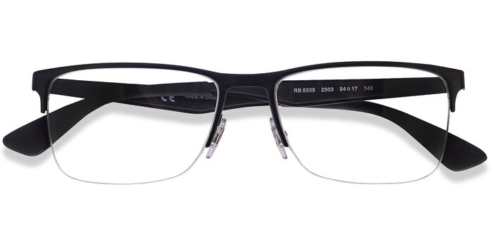 Black Ray-Ban RB6335 -  Geek Metal Eyeglasses