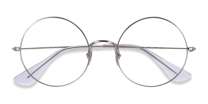 Ray-Ban RB6392 - Round Silver Frame Eyeglasses | Eyebuydirect