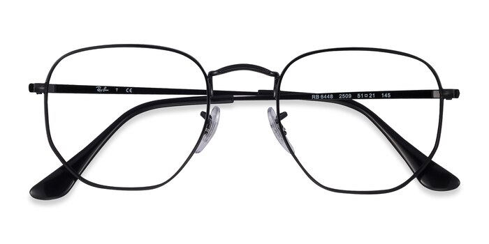 Black Ray-Ban RB6448 -  Lightweight Metal Eyeglasses