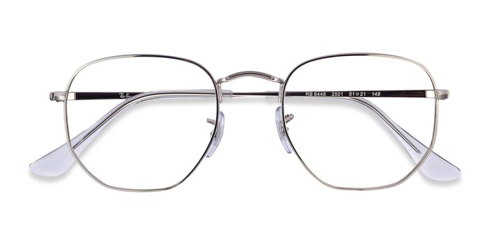 Silver Ray-Ban RB6448 -  Vintage Metal Eyeglasses