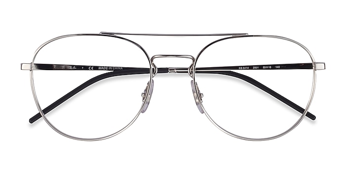 Silver Ray-Ban RB6414 -  Metal Eyeglasses