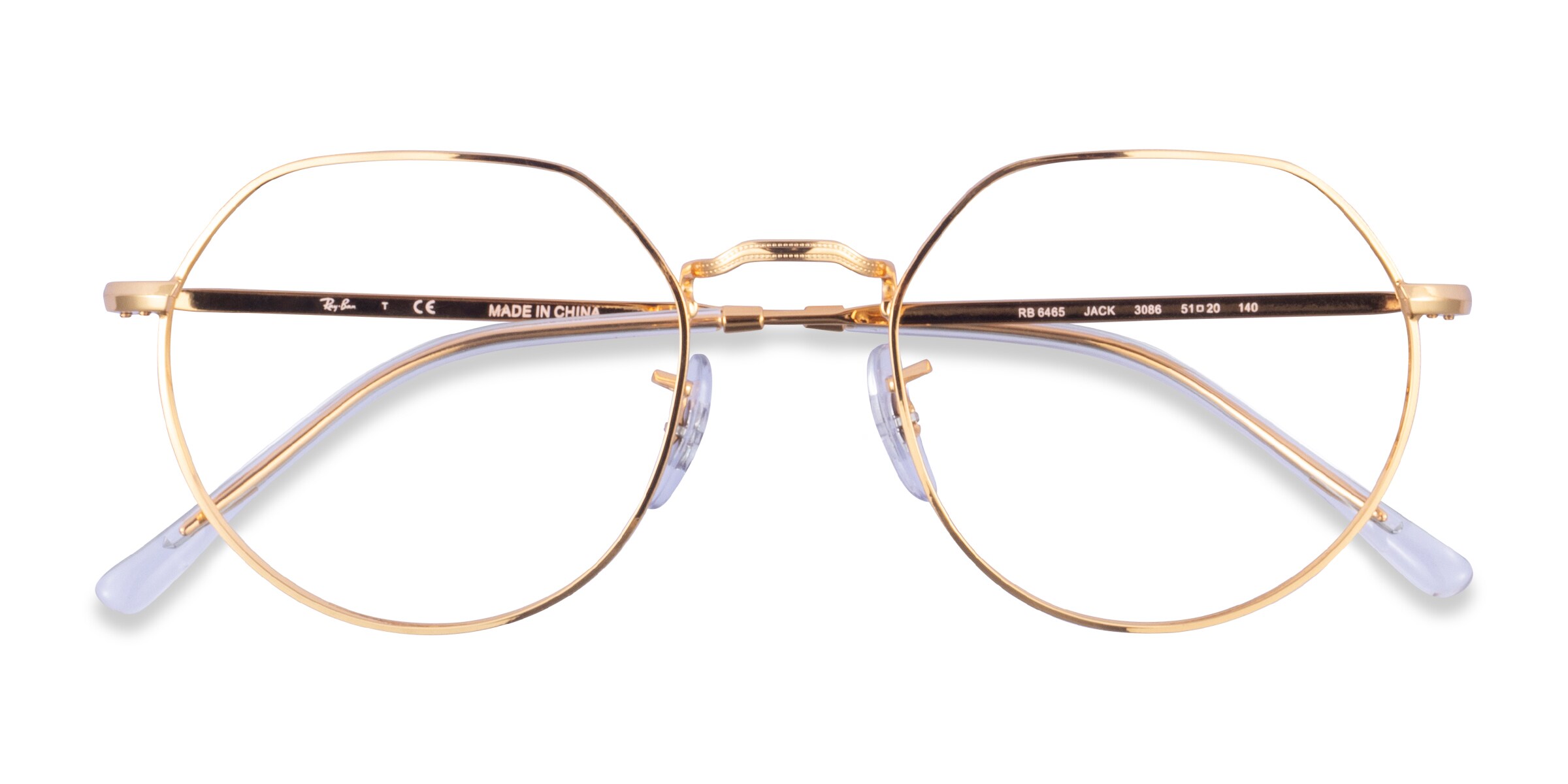 Ray Ban RB6465 Jack G om trique Dor Monture Lunettes de vue