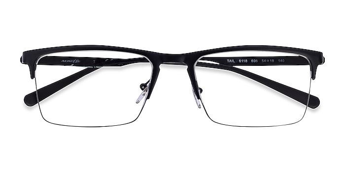 Matte Black ARNETTE Tail -  Metal Eyeglasses