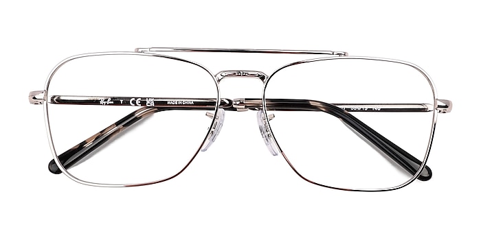 Silver Ray-Ban RB3636V -  Metal Eyeglasses