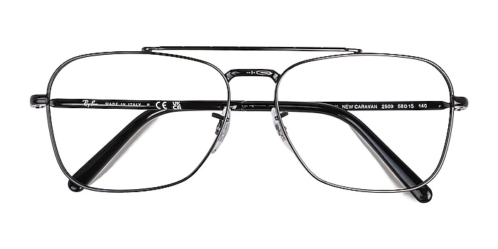 Black Ray-Ban RB3636V -  Metal Eyeglasses