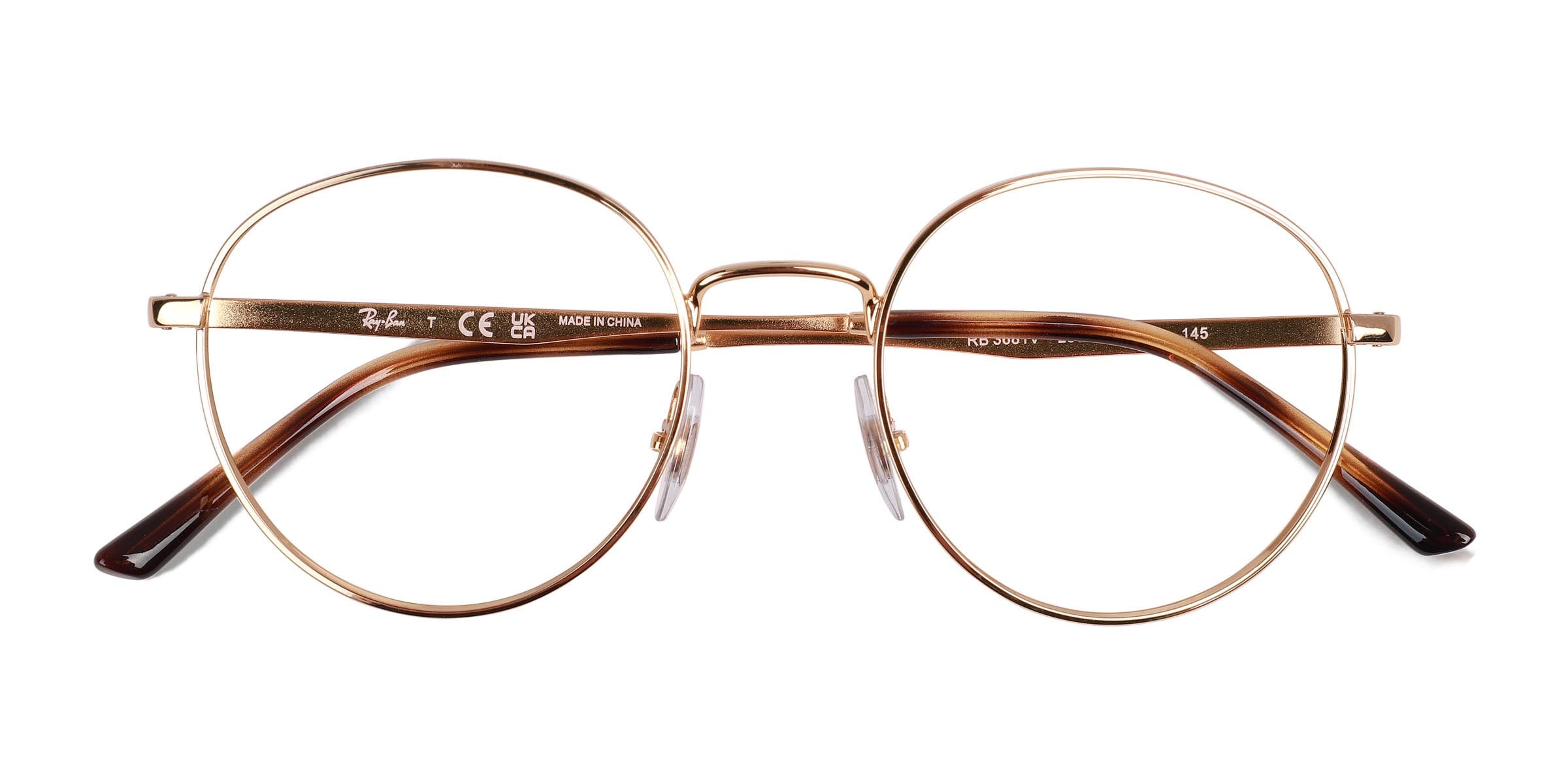 Ray-Ban RB3681V - Round Arista Frame Eyeglasses | Eyebuydirect