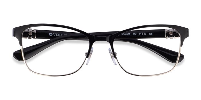 Black Silver Vogue Eyewear VO4050 -  Métal Lunettes de vue
