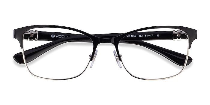 Black Silver Vogue Eyewear VO4050 -  Metal Eyeglasses
