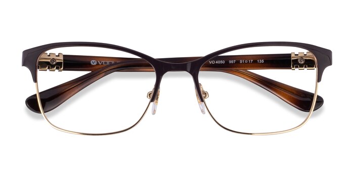 Brown Gold Vogue Eyewear VO4050 -  Metal Eyeglasses