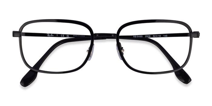 Black Ray-Ban RB6495 -  Metal Eyeglasses