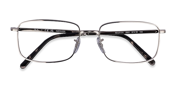 Silver Ray-Ban RB3717V -  Metal Eyeglasses
