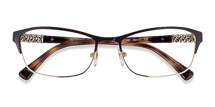 Brown Pale Gold Vogue Eyewear VO4057B -  Metal Eyeglasses