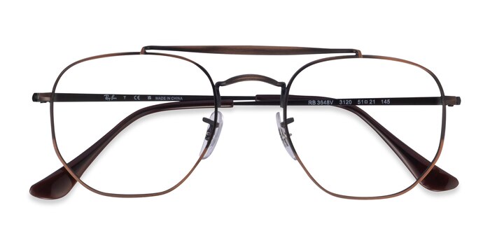 Antique Copper Ray-Ban RB3648V -  Métal Lunettes de vue