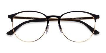 Gold Black Ray-Ban RB6375 -  Métal Lunettes de vue