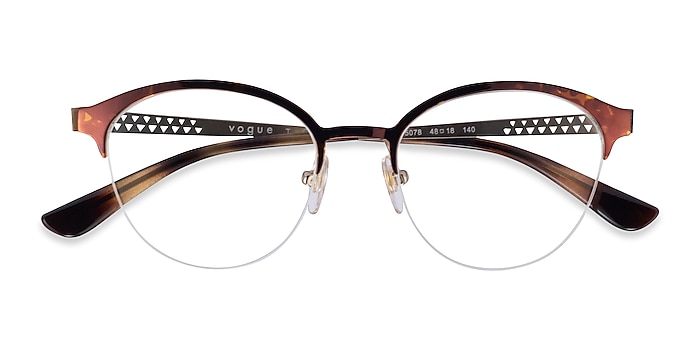 Tortoise Vogue Eyewear VO4176 -  Metal Eyeglasses