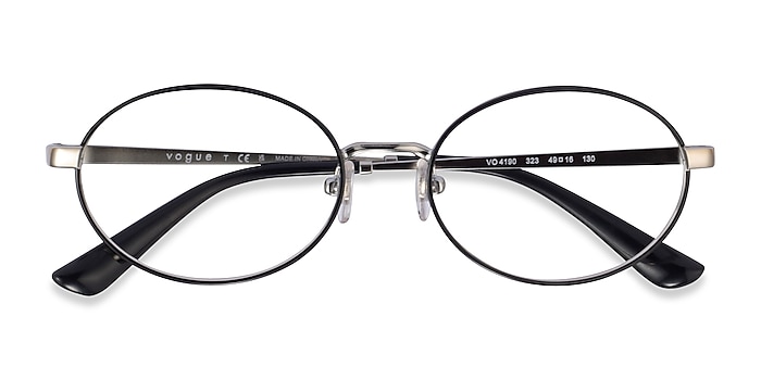Black Silver Vogue Eyewear VO4190 -  Metal Eyeglasses