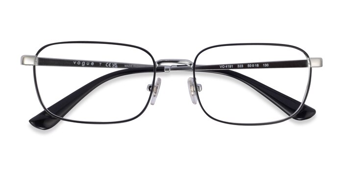 Black Silver Vogue Eyewear VO4191 -  Metal Eyeglasses