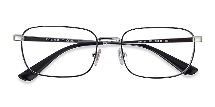 Black Silver Vogue Eyewear VO4191 -  Metal Eyeglasses