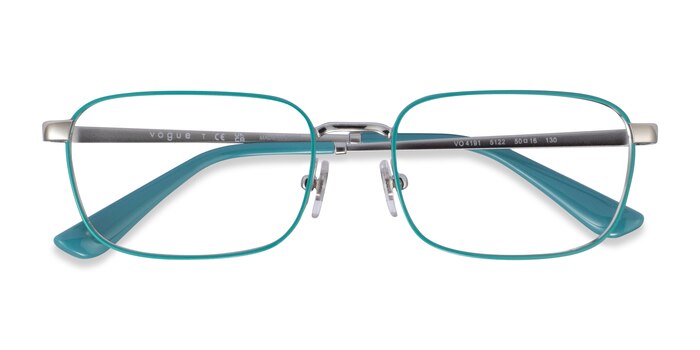 Turquoise Silver Vogue Eyewear VO4191 -  Metal Eyeglasses