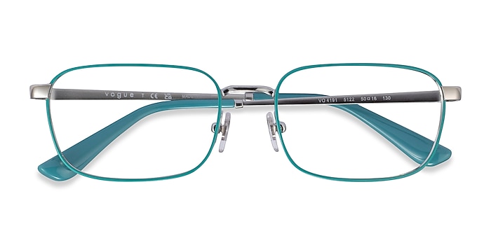 Turquoise Silver Vogue Eyewear VO4191 -  Metal Eyeglasses