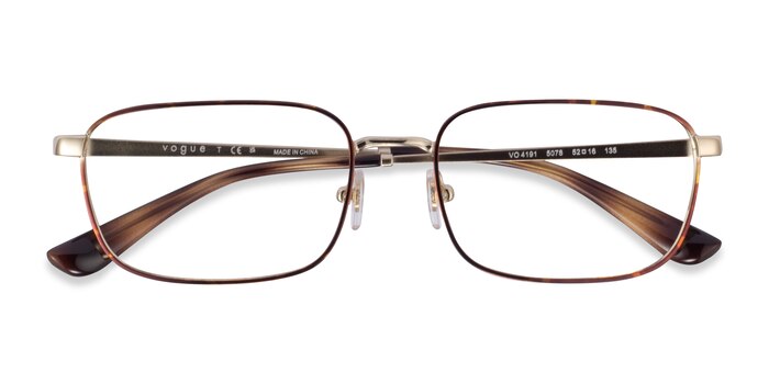 Tortoise Pale Gold Vogue Eyewear VO4191 -  Metal Eyeglasses
