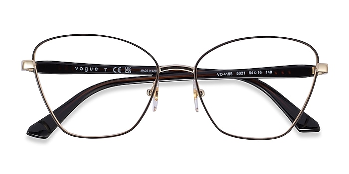 Brown Pale Gold Vogue Eyewear VO4195 -  Metal Eyeglasses