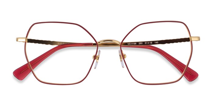 Top Red Gold Vogue Eyewear VO4196 -  Metal Eyeglasses