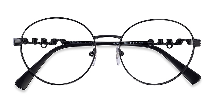 Shiny Black Vogue Eyewear VO4222 -  Metal Eyeglasses