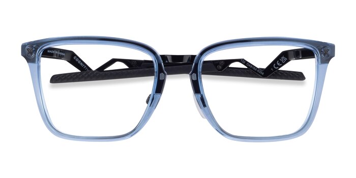 Oakley Cognitive - Square Transparent Blue Frame Eyeglasses | Eyebuydirect