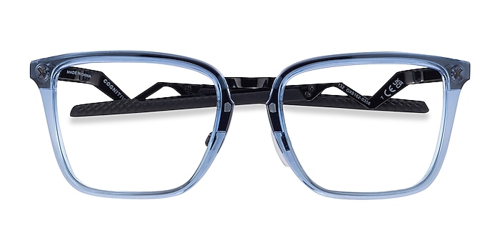 Transparent Blue Oakley Cognitive -  Metal Eyeglasses