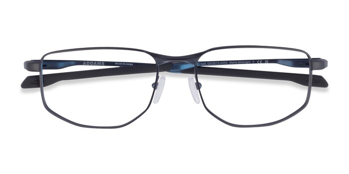 Matte Dark Blue Oakley Addams -  Metal Eyeglasses