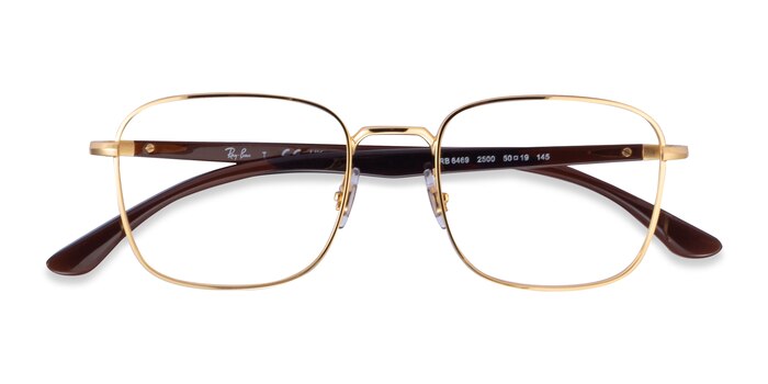 Gold Ray-Ban RB6469 -  Metal Eyeglasses