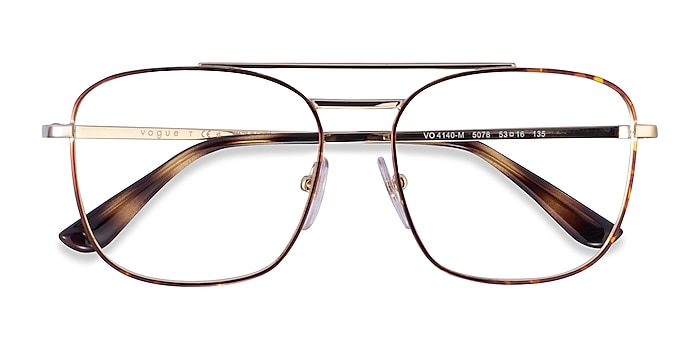 Tortoise Gold Vogue Eyewear VO4140M -  Metal Eyeglasses