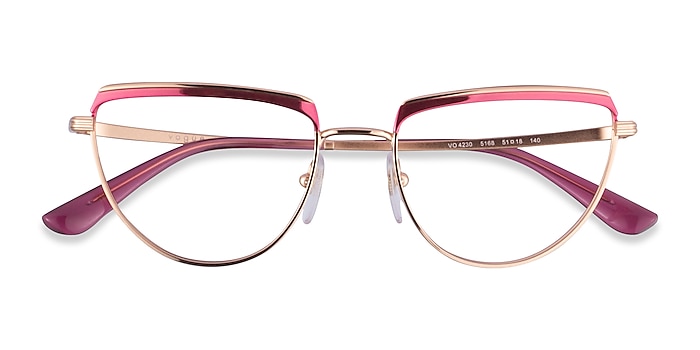 Pink Rose Gold Vogue Eyewear VO4230 -  Métal Lunettes de vue