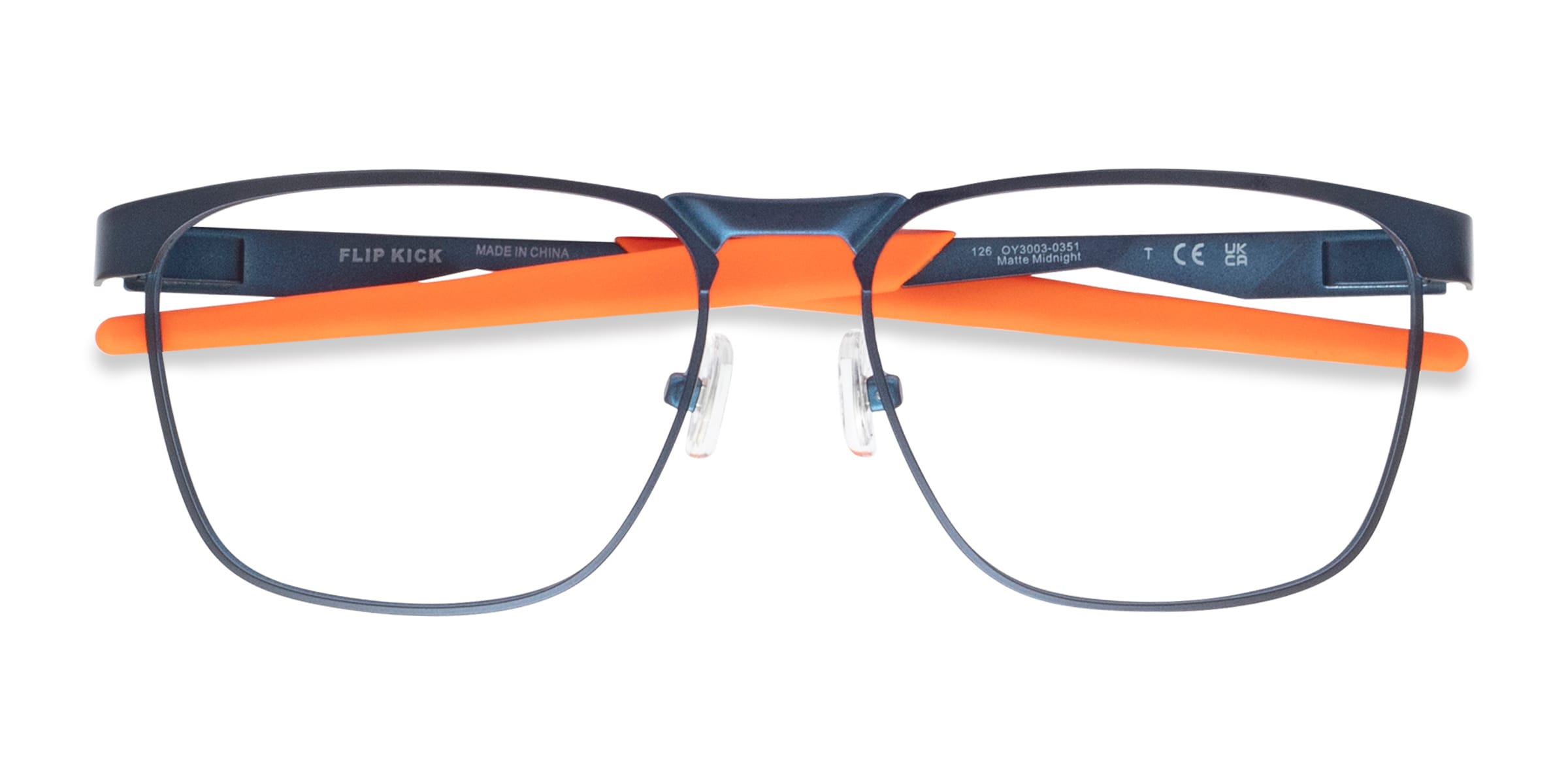 Oakley - katsu Oakley Flip Kick - Square Navy Frame Eyeglasses