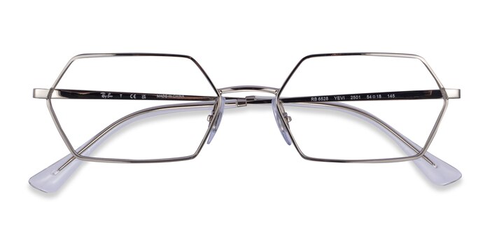 Silver Ray-Ban RB6528 Yevi -  Metal Eyeglasses