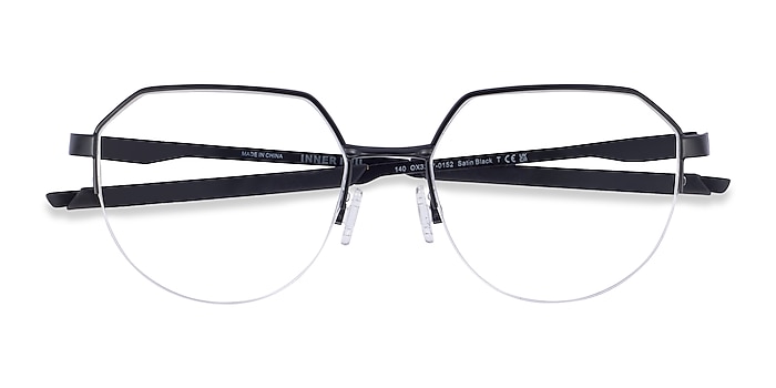 Satin Black Oakley Inner Foil -  Metal Eyeglasses