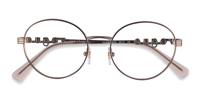 Pale Brown Vogue Eyewear VO4222 -  Metal Eyeglasses