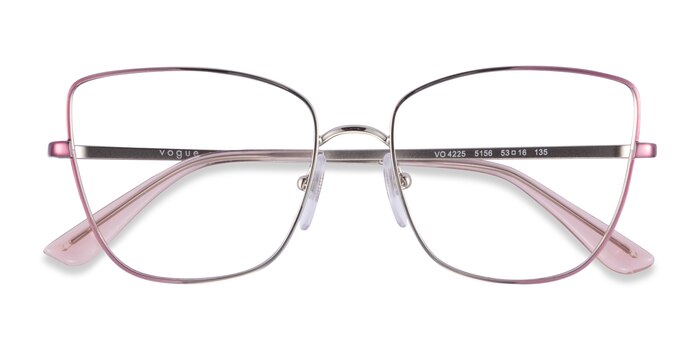 Pink Silver Vogue Eyewear VO4225 -  Metal Eyeglasses