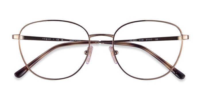 Light Brown Vogue Eyewear VO4231 -  Metal Eyeglasses
