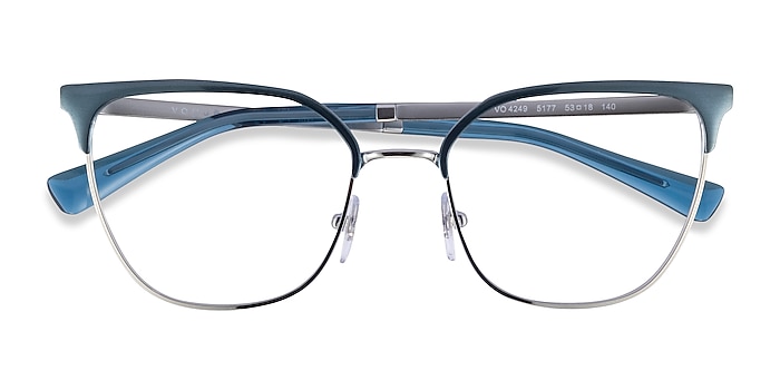 Blue Silver Vogue Eyewear VO4249 -  Metal Eyeglasses