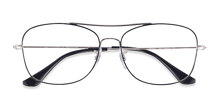 Black Silver Ray-Ban RB6499 -  Metal Eyeglasses