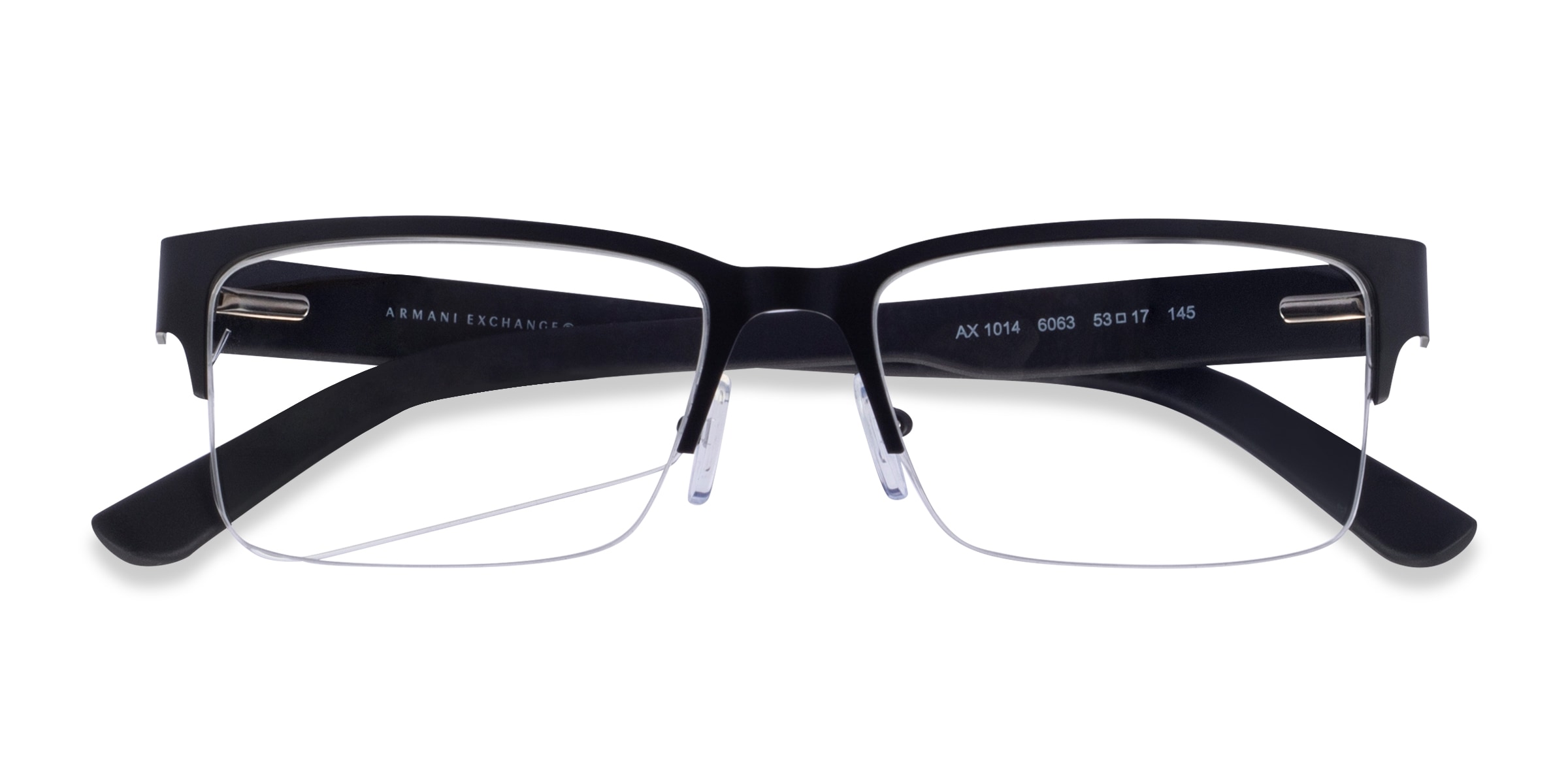 Armani Exchange AX1014 - Rectangle Matte Gunmetal Frame