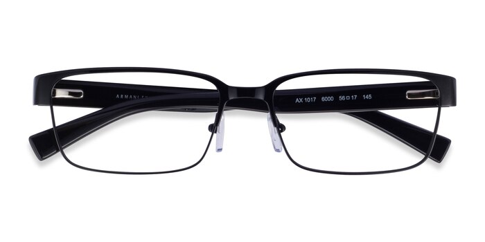 Black Armani Exchange AX1017 -  Metal Eyeglasses