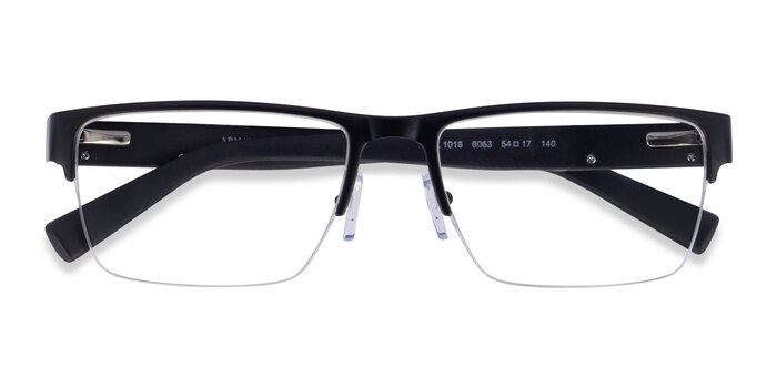 Matte Black Armani Exchange AX1018 -  Metal Eyeglasses