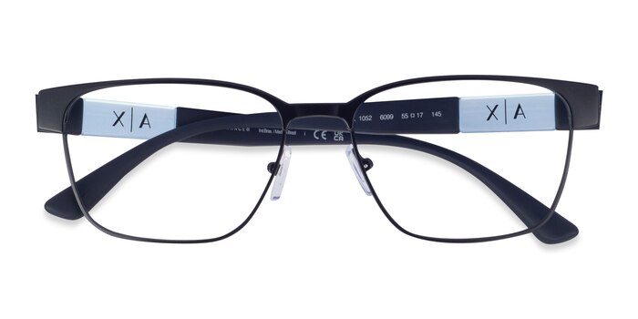 Matte Navy Armani Exchange AX1052 -  Metal Eyeglasses