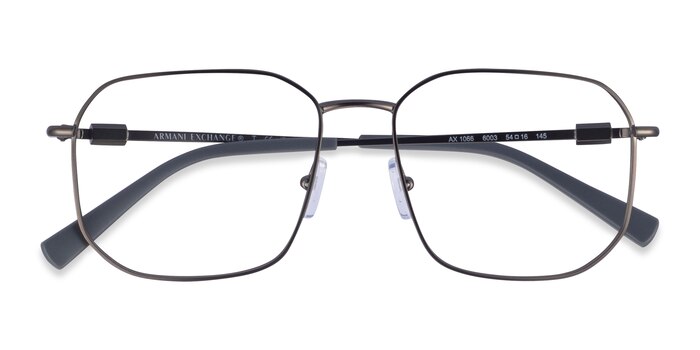 Matte Gunmetal Armani Exchange AX1066 -  Metal Eyeglasses