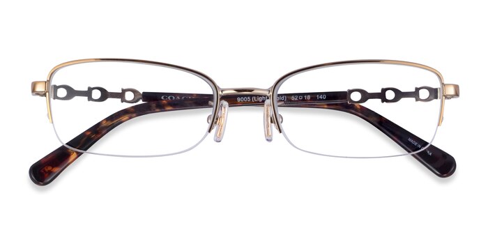 Light Gold Coach HC5097 -  Metal Eyeglasses